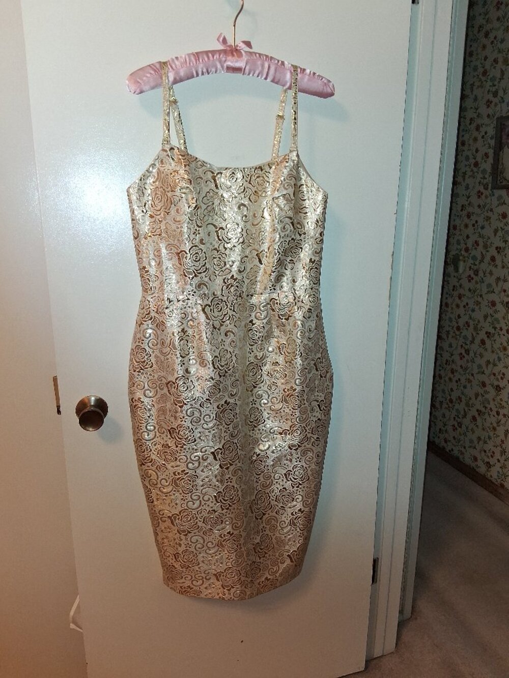 Barbie Gold Dress, L, NWT